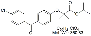 2-[4-(4-Chlorobenzoyl)phenoxy]-2-methyl-propanoic Acid 1-Methylethyl Ester