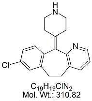 8-Chloro-6,11-dihydro-11-(4-piperdinylidene)-5H-benzo[5,6]cyclohepta[1,2-b]pyridine